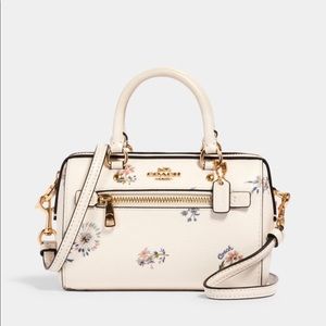 ❤️Coach Dandelion Print Micro Rowan Handbag.